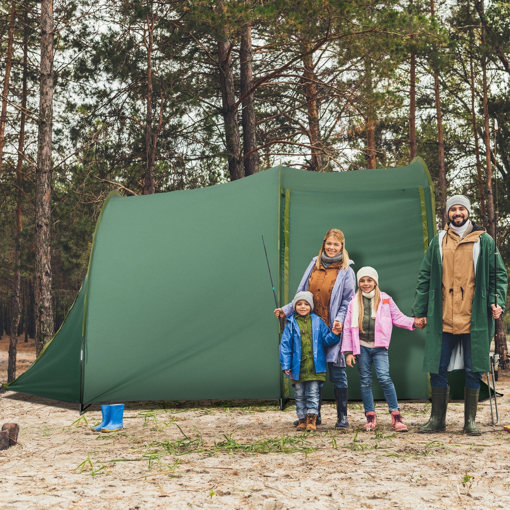 Camping Tent for 4-6 people - Borgè