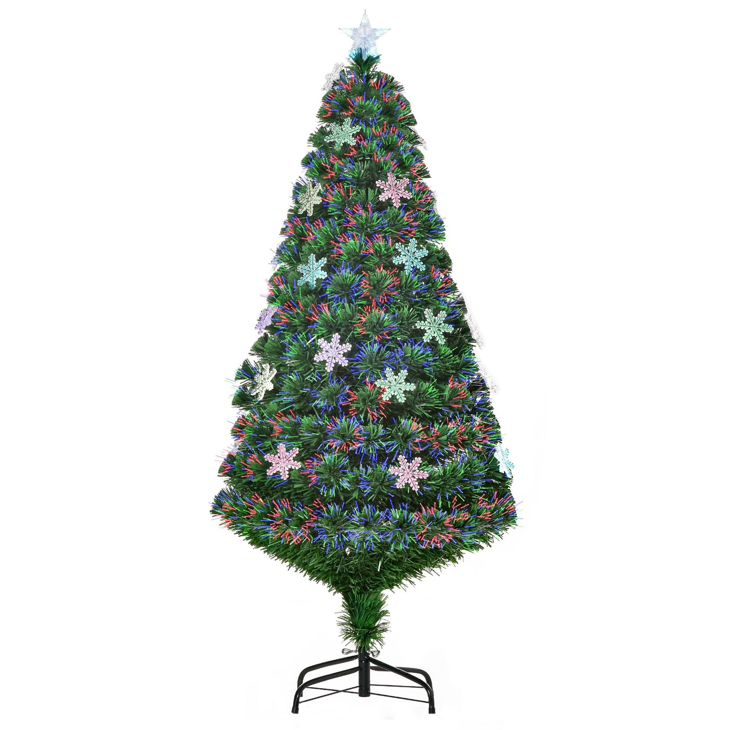 Christmas tree 20 Snow crystal LED lights 150cm - Borgè