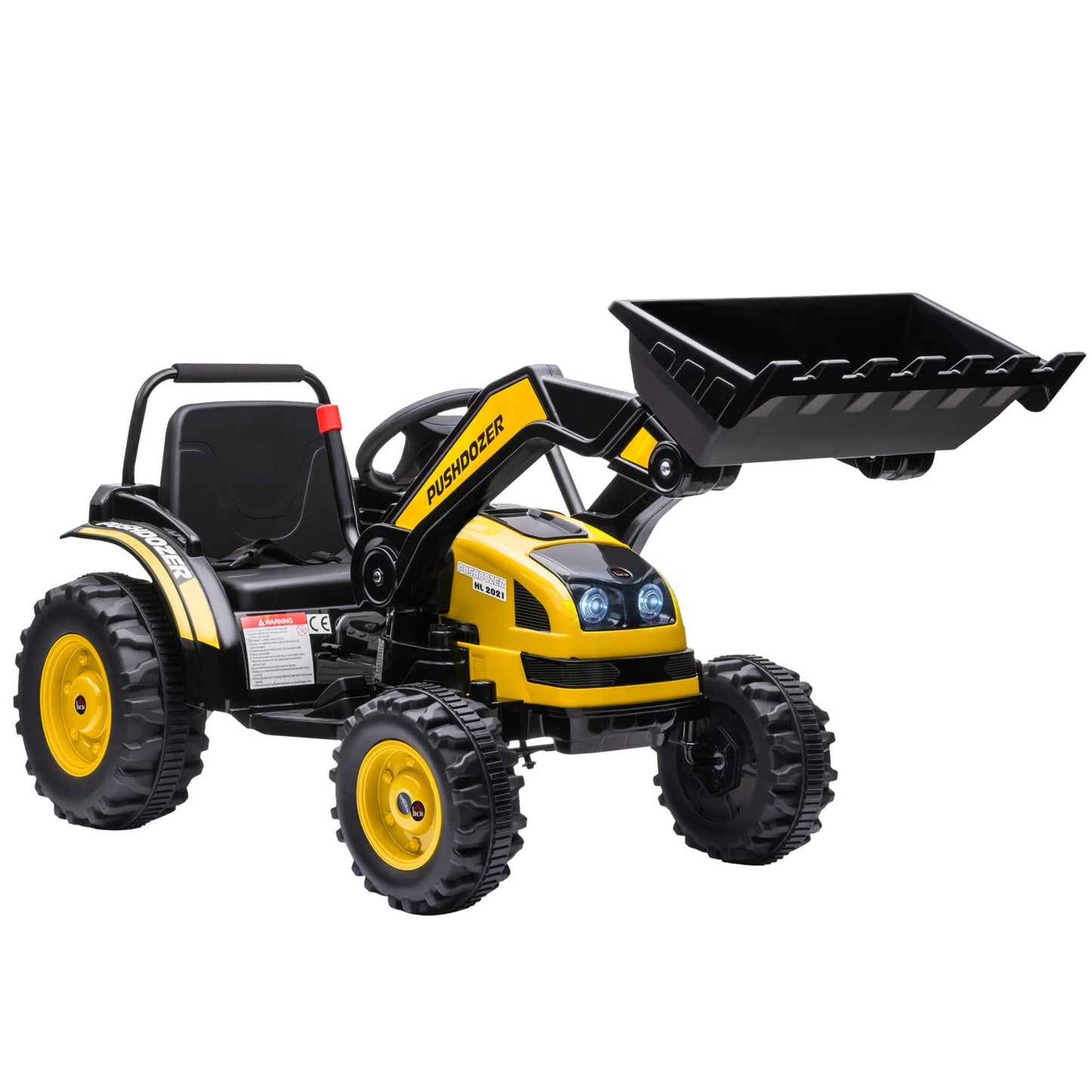 rideable excavator for children 3-5 years - yellow - Borgè