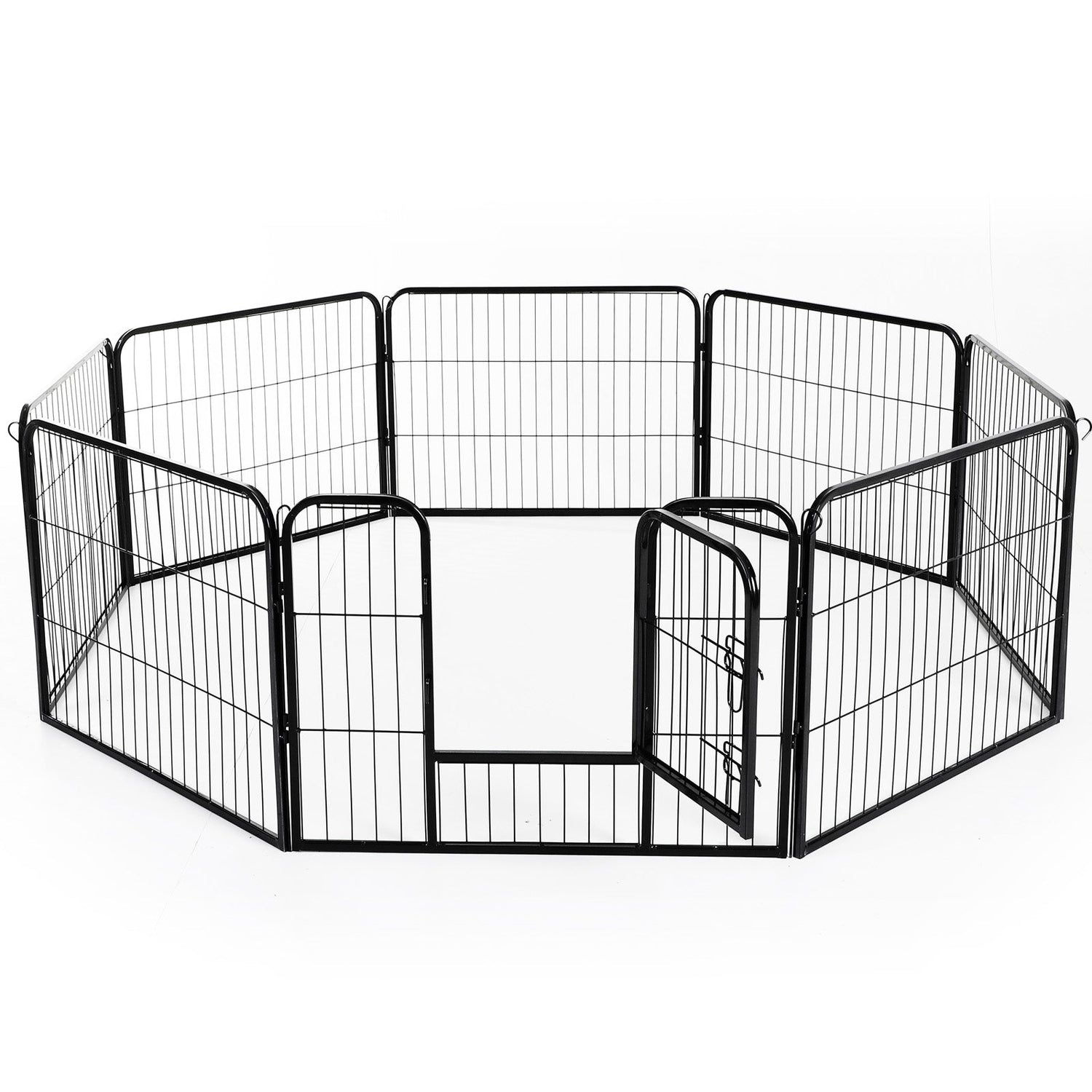 Hexagon Fence for Dogs, Cats, Rabbits | 80x60cm 8PZ Cable Network Fence - Borgè