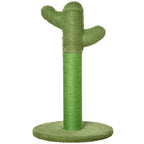 Cactus Cat Tree for cats with Scratch Pole, 40x40x65cm, green - Borge' Group Limited