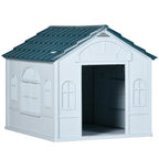 Pawhut for medium -sized dogs and small max 20kg in waterproof pp, 65x75.7x63 cm, blue - Borgè
