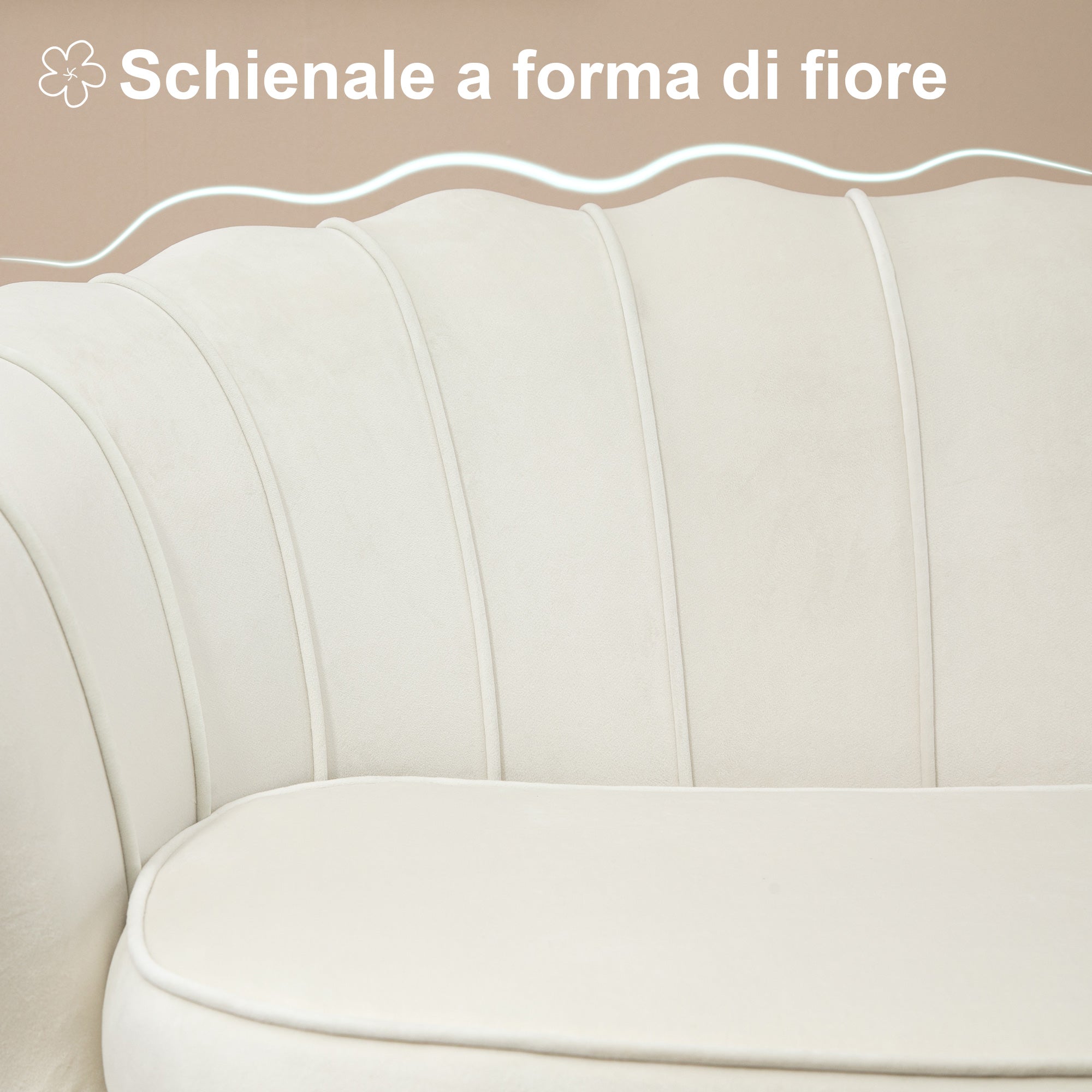Vintage sofa 2 seats Industrial Chic, French sofa for velvet entrance, 130x77x77cm - Borgè