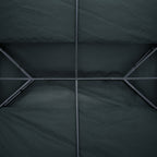 Outsunny coverage for gazebo 4x3 m at 2 levels in polyester with straps and 10 drainage holes, anthracite gray - Borgè