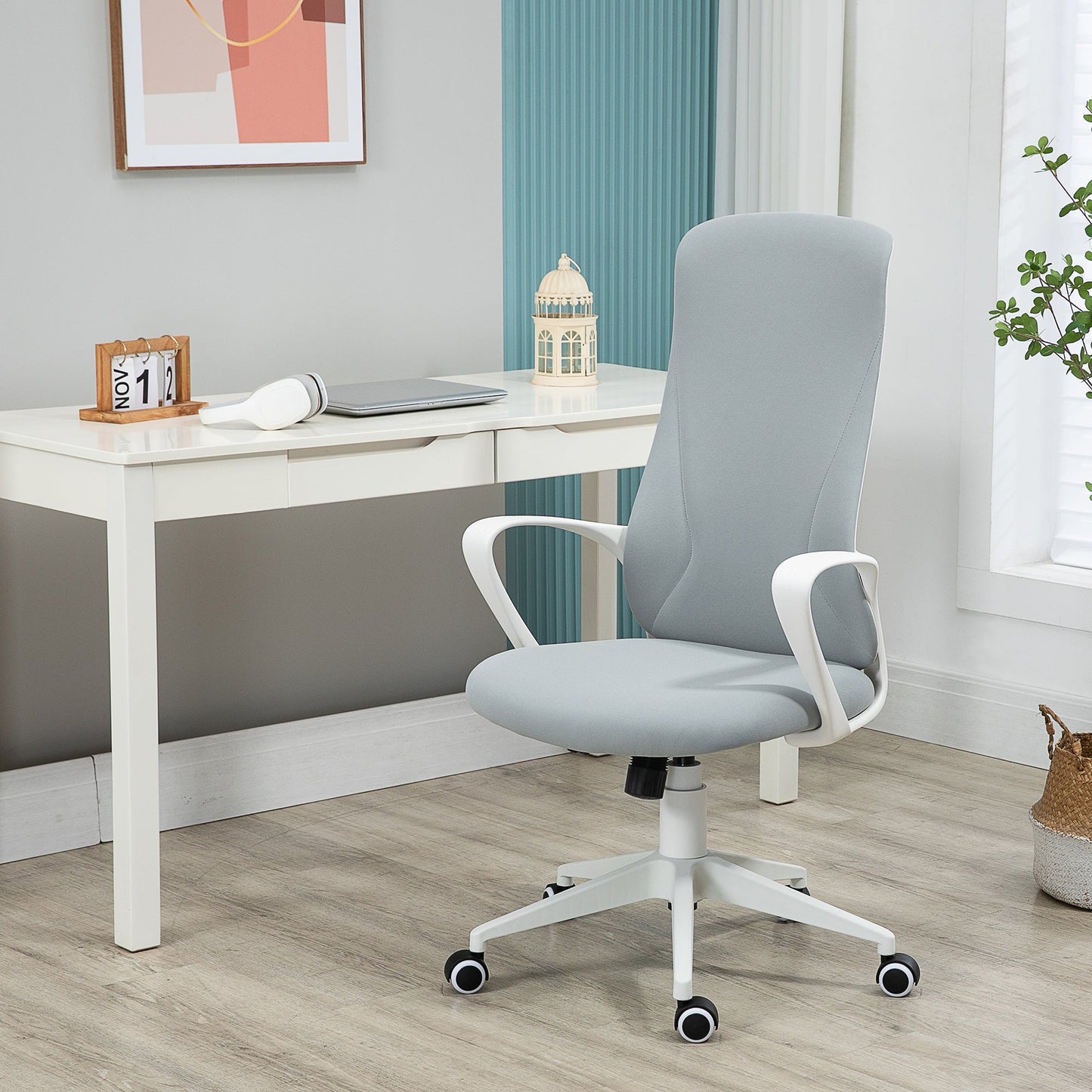 Ergonomic office chair winner with adjustable height and tilt function, 62x56x110-119.5 cm