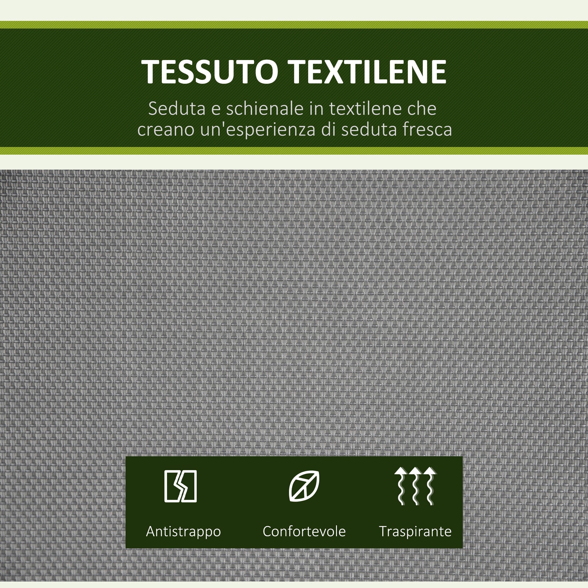 YORK | 2 Seater Garden Swing with Adjustable Canopy, 140x118x162cm Grey - Borge' Group Limited