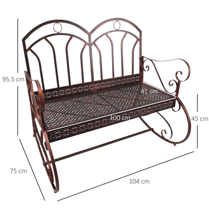 BRADFORD | 2 Seater Garden Swinger / Rocking Chair - Borgè