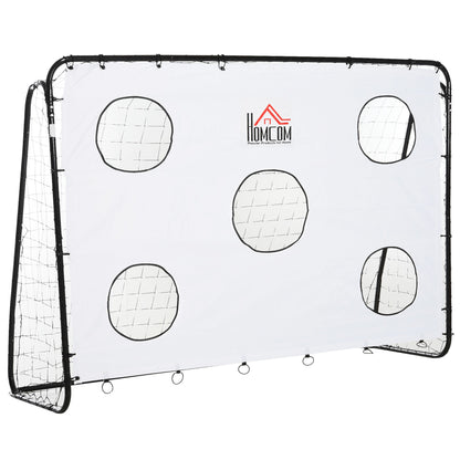 Football door for children and adults Network in PE in metal Oxford black black