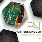 Children's Table Football Table with Non-Slip Handles, Scoreboard and Balls, 118x104x69cm - Borge' Group Limited