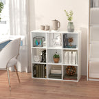 Homond bookcase 9 White Cube compartments 91.5x29.5x91.5cm - Borgè