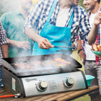 Black Barbecue with x2 Burners 6kw - Borgè