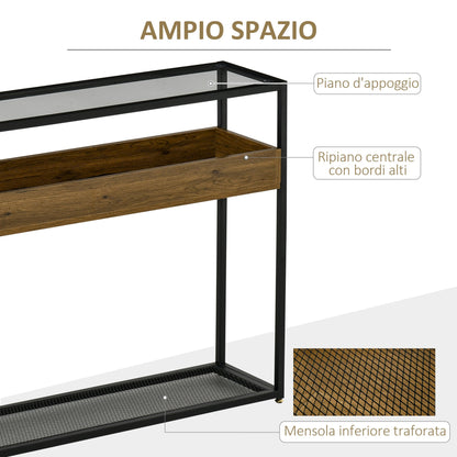 GIORGI | Industrial Style Console Table | 108x28x85cm