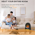 thermovestor with 3 heating modes with 3 adjustable temperatures, 33.7x25.5x60.4 cm, black - Borgè