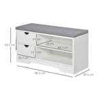 SCANDIERA SAVING, WOOD, BIANCO, 80.5x30.5x43.5cm - Borgè