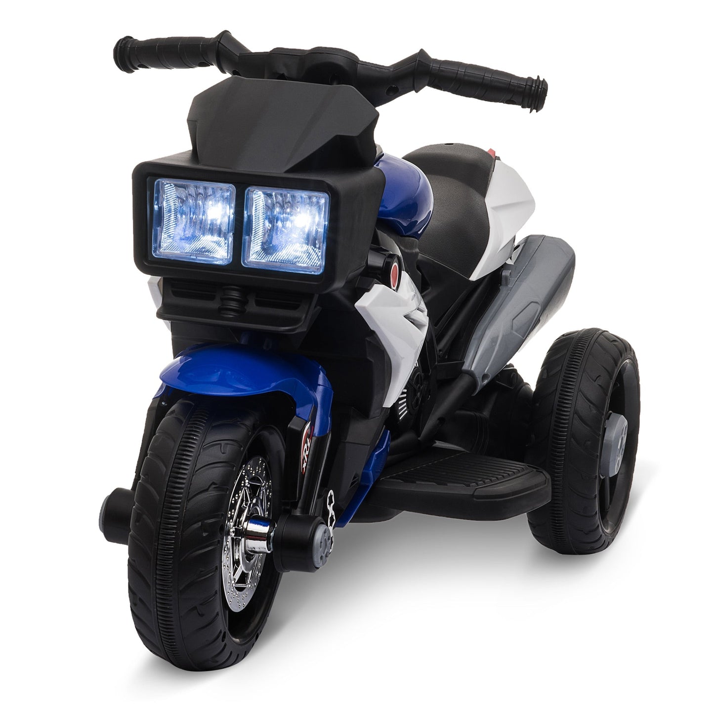 electric motorcycle for children 3-5 years 6v battery - Black blue - Borgè