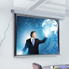Screen Motorized Projecter / Home Cinema 84'' White | - Borgè