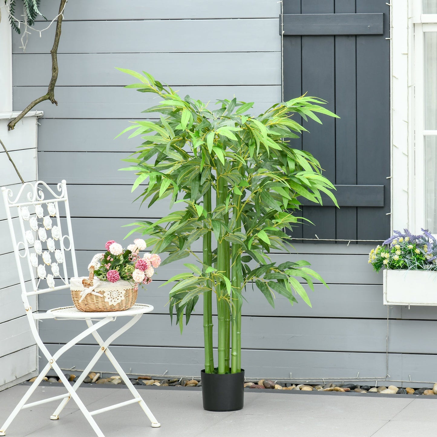 Artificial Bamboo in Realistic Vase 140cm - Borgè