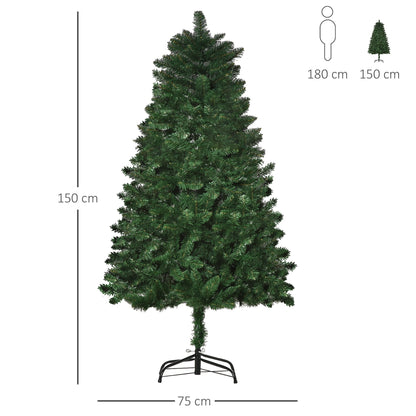 Christmas Tree with Removable Base | 150cm - Borgè