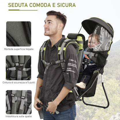 Baby Baby Baby For Folding Trekking and Waterproof Green