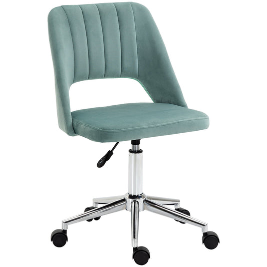 Winter chair of house padding swivel and adjustable height - green height - Borgè