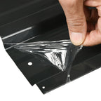 Outsunny Set 12 Spare Panels 129x45 cm for Garden Houses in Dark Gray Galvanized Steel - Borgè