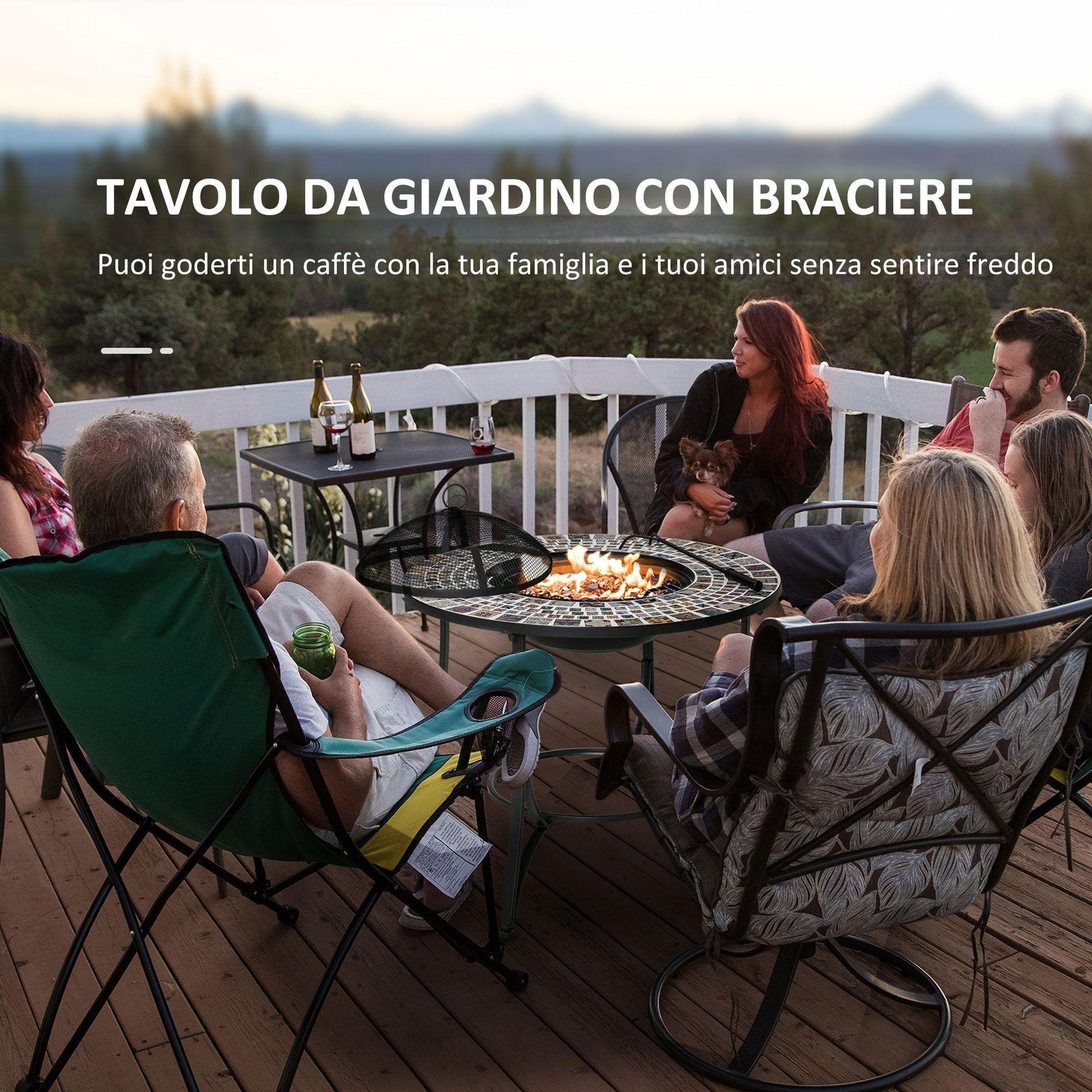 POTENZA | Stylish Firepit / Brazier for Outdoor - Borgè