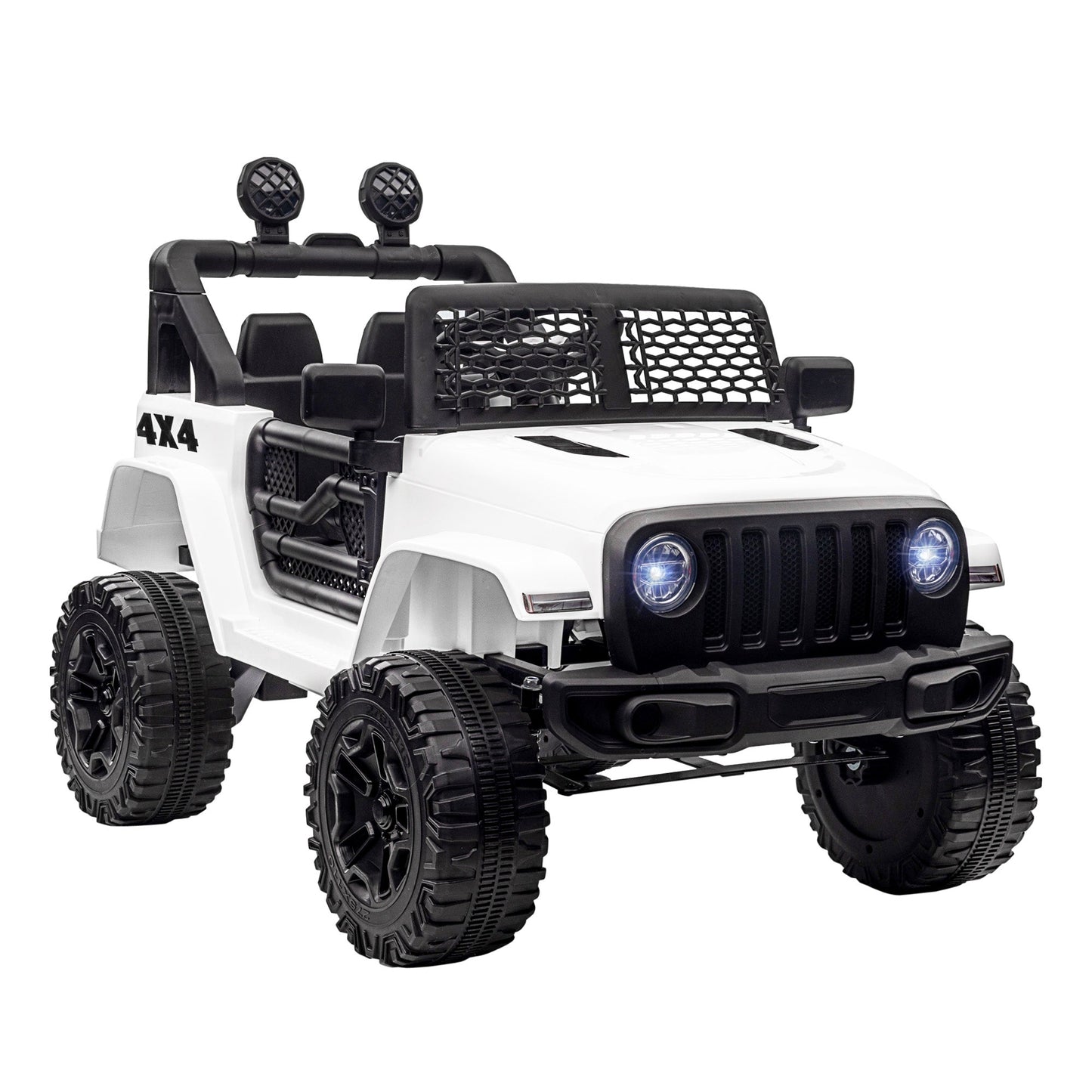 SUPERJEEP | Off Road Electric Car for Kids with Remote and 2 Speed | 100x65x72 cm - Borgè