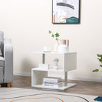 Homcom Modern Low Bed Wooden Lounge Table, 50x50x50cm - Borgè