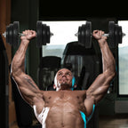 40kg Gym Dumbbell Set (4x5kg, 4x2.5kg, 4x1.5kg), Gym Weights with 12 Discs of 1.5kg, 2.5kg, 5kg, Փ25mm, for Home Training - Borge' Group Limited