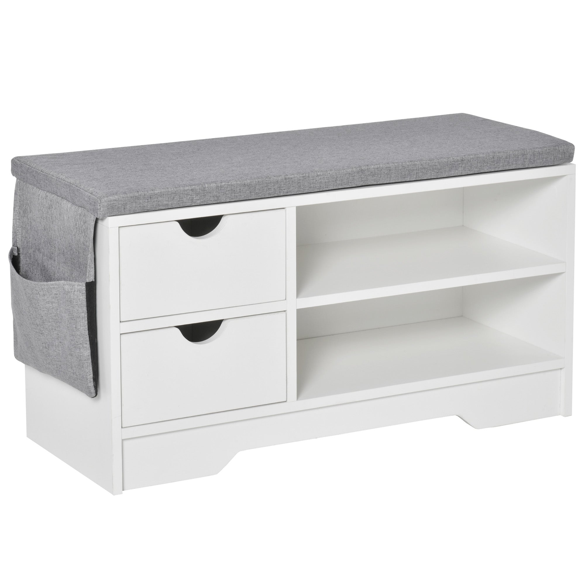 SCANDIERA SAVING, WOOD, BIANCO, 80.5x30.5x43.5cm - Borgè