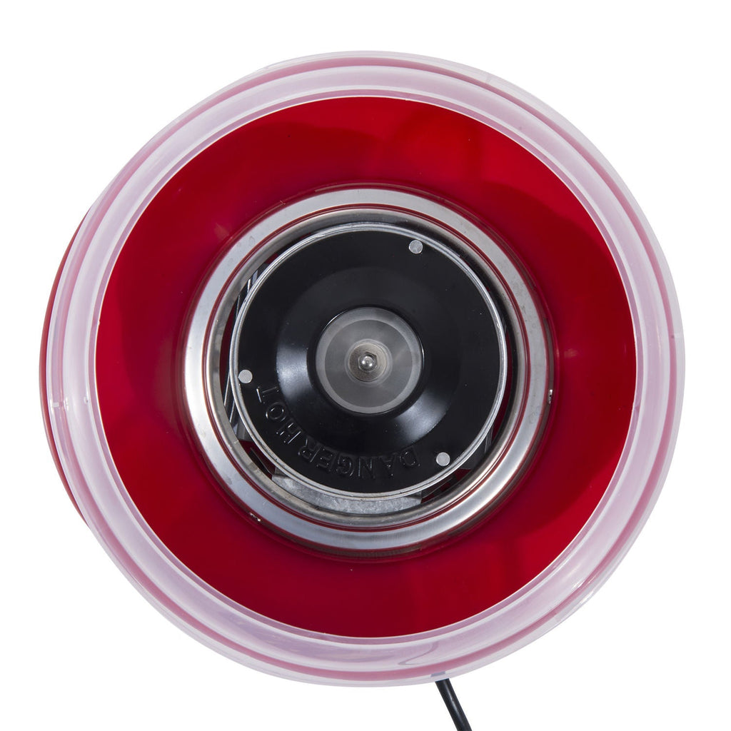 Homcom Filato 450W Cammail Machine in PP, stainless steel and aluminum 27 x 26 x 18cm red - Borgè