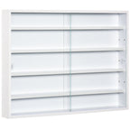 Display Wall Unit with adjustable shelves - White - Borgè