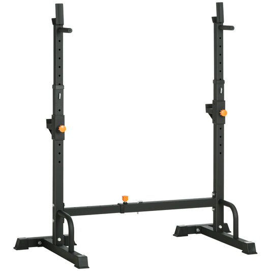 holder adjustable barbell with supports for Dip Station and push up, 111-151x69x120-150 cm, black - Borgè