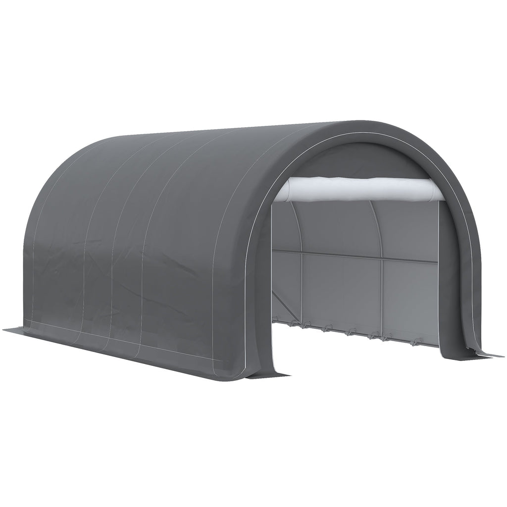 Garden Tent for Car and tools with hinge entrance, stakes and ropes, 500x300x240 cm - Borge' Group Limited