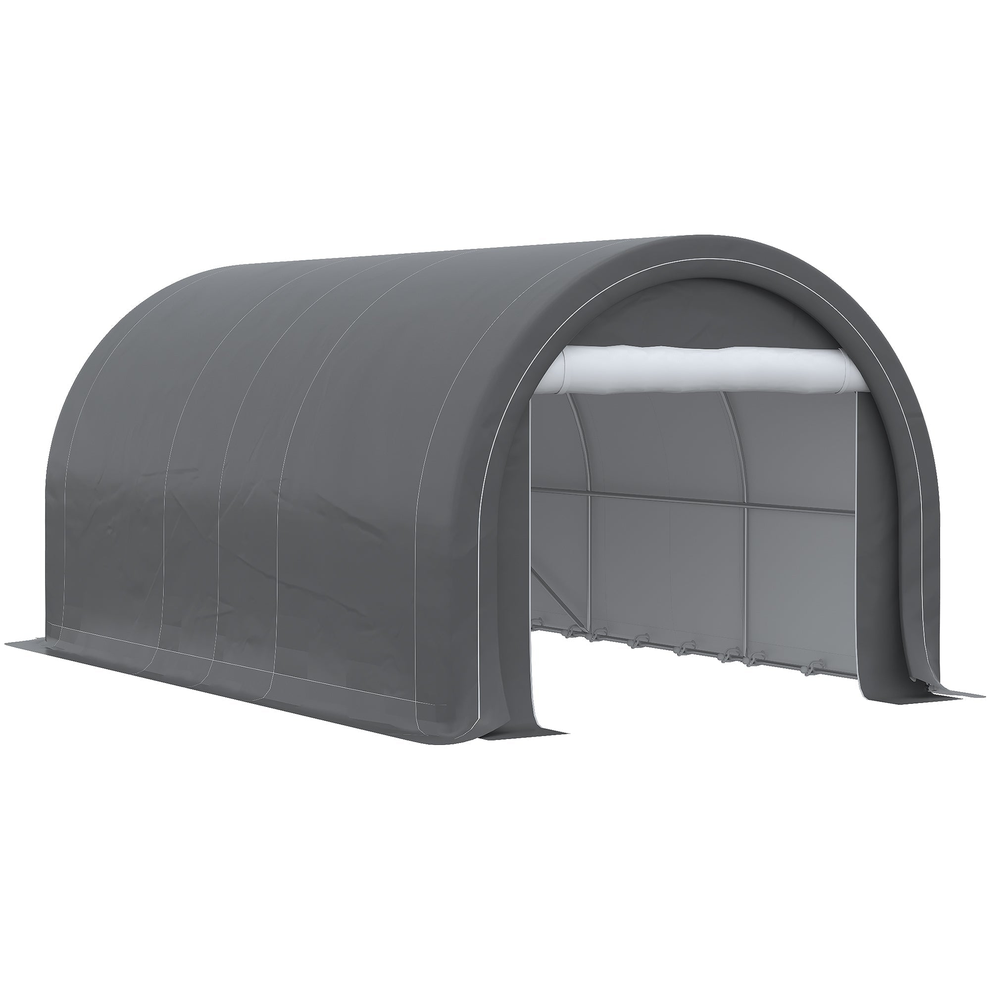 Garden Tent for Car and tools with hinge entrance, stakes and ropes, 500x300x240 cm - Borge' Group Limited