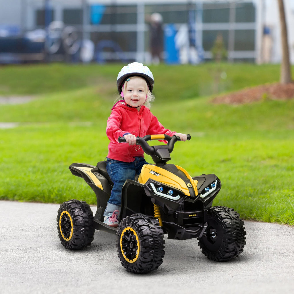 FULMINE | 12v Yellow Electric Quad Bike for Children aged 3-5yrs - Borgè