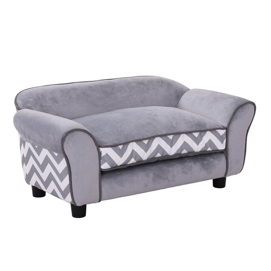 PAWHUT DOCK SOFA FOR CUCCCIO FOR PENCE, Grey, 73.5x41x33cm - Borgè