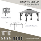 LUANDA | Pop up 4x4 Garden Gazebo - Borge' Group Limited
