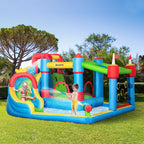Inflatable Castle for Children with Slide, Trampoline and Pool, 390x300x197cm - Borge' Group Limited