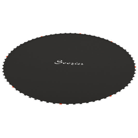 SPORTNOW Elastic spare carpet for 3M trampoline with 8 seams and anti -UV, black coating - Borgè