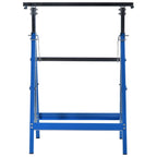 Set 2 Work Cavalllets Folding telescopic in steel tubes 68 x 58 x 80 - Borgè