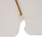 Outsunny garden umbrella with double roof, in bamboo wood and polyester, Ã˜325x250 cm, cream - Borgè