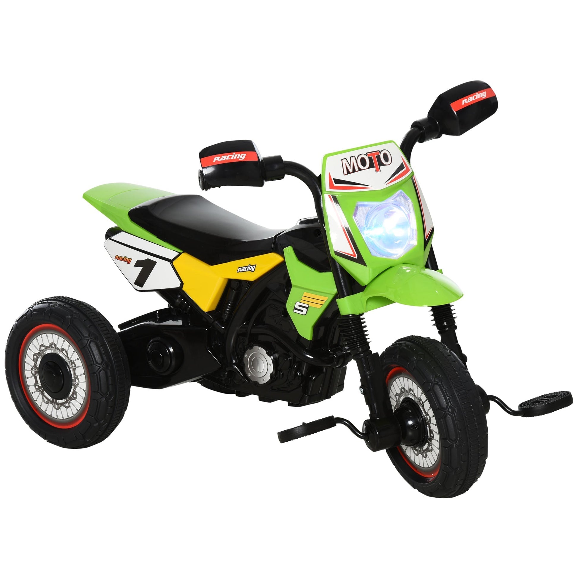 pedal tricycle for children, age 18-36 months - green - Borgè