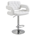 tall bar stool with backrest and swivel adjustable armrests - Borgè