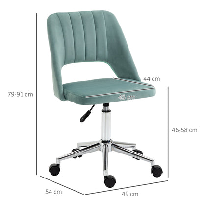 Winter chair of house padding swivel and adjustable height - green height - Borgè