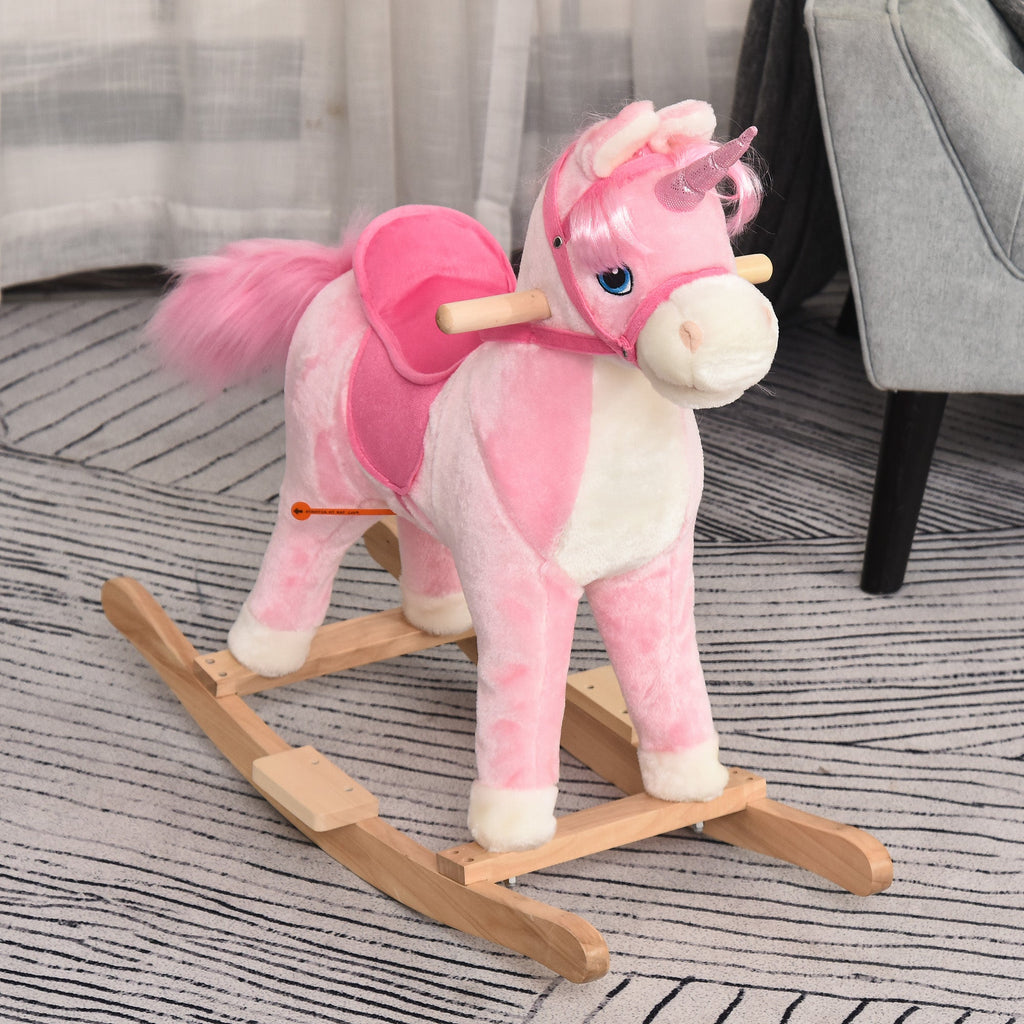 Super Pink Rocking Horse | 36-72 Months - Borgè