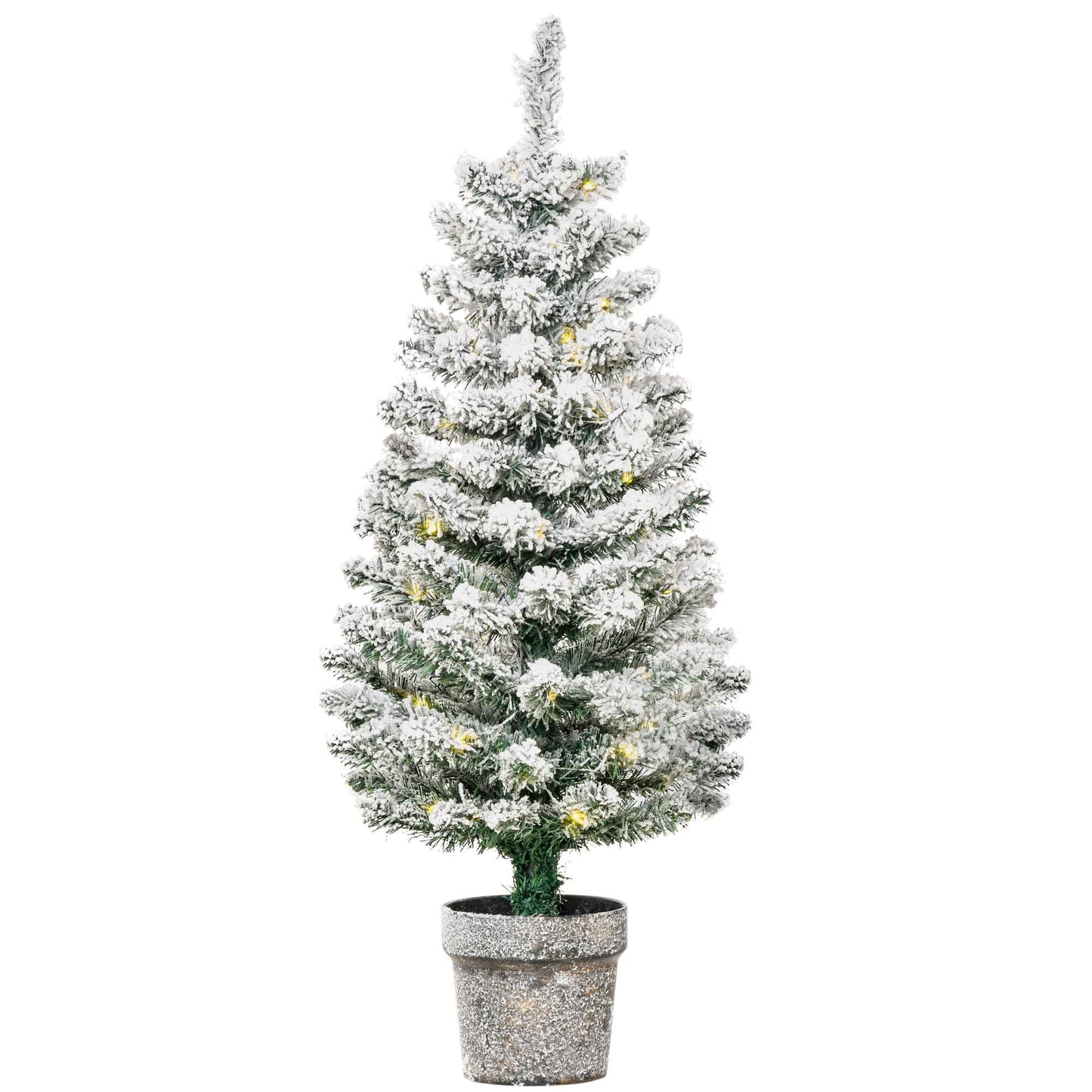 Christmas Tree with LED Lights with Removable Base | 90cm - Borgè