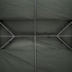 Outsunny coverage for gazebo 4x3 m at 2 levels in polyester with straps and 10 drainage holes, dark gray - Borgè