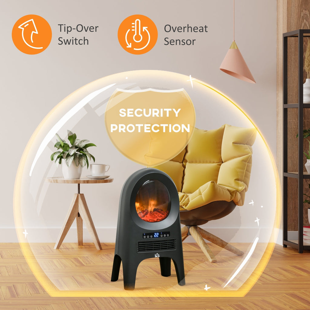 thermovestor with 3 heating modes with 3 adjustable temperatures, 33.7x25.5x60.4 cm, black - Borgè