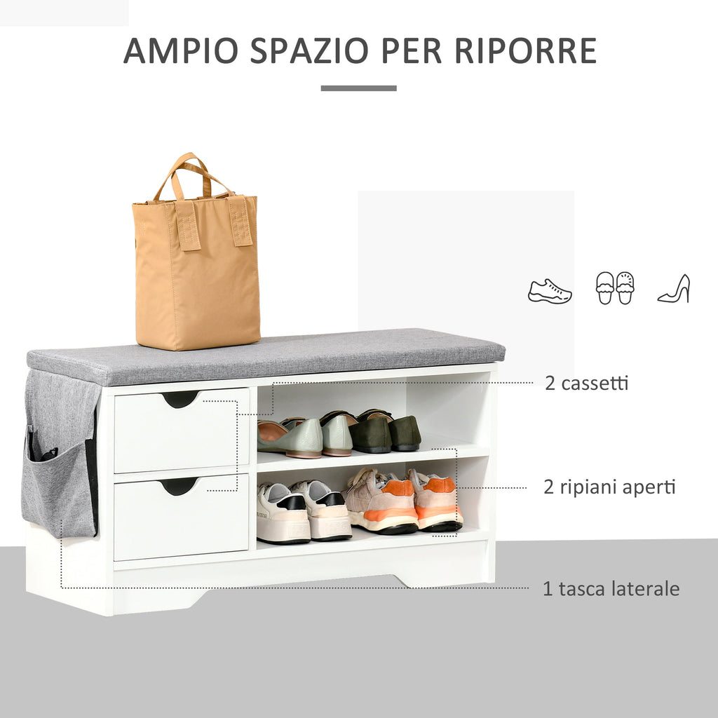 SCANDIERA SAVING, WOOD, BIANCO, 80.5x30.5x43.5cm - Borgè